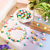 Handmade Polymer Clay Beads CLAY-TAC0015-04-7