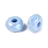 Opaque Acrylic European Beads OACR-E033-23F-2