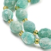 Natural Amazonite Beads Strands G-N342-46-4