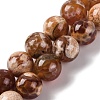 Natural Fire Crackle Agate Beads Strands G-G163-A01-04-4