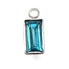 304 Stainless Steel Rhinestone Pendants STAS-Z125-12J-P-1
