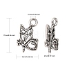 Tibetan Style Alloy Pendants X-TIBEP-A100603-S-LF-2