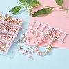 497Pcs 5 Style Rainbow ABS Plastic Imitation Pearl Beads OACR-YW0001-09C-8