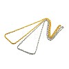 Fashionable 304 Stainless Steel Rope Chain Necklace Making STAS-A028-N039-S-1