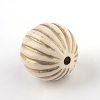 Round Plating Acrylic Beads LS-PACR-Q102-51A-2
