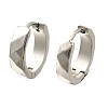 304 Stainless Steel Hoop Earrings for Women EJEW-C096-45P-2