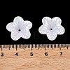 Plating Opaque Acrylic Imitation Shell Bead Cap OACR-P039-03C-3