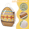 BENECREAT 5pcs 5 colors Easter Egg Shaped Paper Bags CARB-BC0001-19-4