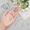   30Pcs 3 Style V Shape 204 Stainless Steel & Nylon Bra Underwire STAS-PH0005-40-3