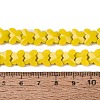 Opaque Glass Beads Strands GLAA-Q118-01B-C01-4