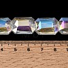 Electroplated Glass Beads EGLA-H002-A-17-4