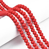 Handmade Polymer Clay Beads Strands CLAY-N008-053-08-5