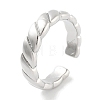 Rack Plating Brass Open Cuff Rings for Women RJEW-Z059-02P-02-1