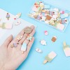 50Pcs 10 Styles Opaque Resin Decoden Cabochons CRES-SC0002-43-3
