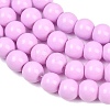 Painted Glass Bead Strands LS-DGLA-S071-8mm-B38-1-3