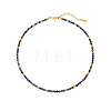 Natural Lapis Lazuli Beaded Necklaces for Women KA0381-1