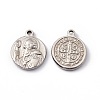 Non-Tarnish 201 Stainless Steel Pendants STAS-C057-23P-1