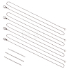 Unicraftale Classic Plain 304 Stainless Steel Mens Womens Cable Chain Necklaces STAS-UN0017-38P-A-1