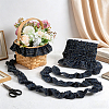 Polyester Wrinkle Ribbons DIY-FG0010-70A-4