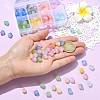 160Pcs 8 Colors Opaque Acrylic Beads OACR-FS0002-76-4