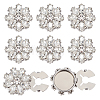 Alloy & Rhinestone Cufflinks FIND-FG0005-66P-04-1
