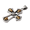 304 Stainless Steel Pendants STAS-Z067-05G-2