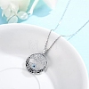 Gothic Alloy Rhinestone Tree of Life Pendant Necklaces for Women PW-WG4F1F7-01-3