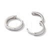 Ring Brass With Enamel Hoop Earrings for Women EJEW-U008-08P-2