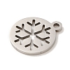 Christmas 201 Stainless Steel Charms STAS-E217-03P-2