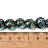 Handmade Dichroic Foil Glass Beads Strands DICH-U001-11A-4