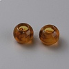 Acrylic European Beads OACR-WH0028-18E-1