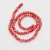 Electroplate Glass Beads Strands EGLA-D020-3x2mm-27-2