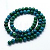 Synthetic Chrysocolla Beads Strands G-I199-34-10mm-2