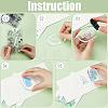 CRASPIRE 5 Sheets 5 Styles PVC Plastic Stamps DIY-CP0010-11-6