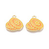 Saint Patrick's Day Alloy Enamel Pendants ENAM-T024-48A-G-1