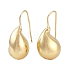 Teardrop Brass Dangle Earrings for Women EJEW-D280-01G-1