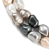 Electroplated Shell Pearl Beads Strands BSHE-H113-05H-3