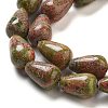 Natural Unakite Beads Strands G-B106-A23-02-4