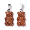 Natural Red Jasper Pendants G-G854-01P-01-2