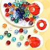 120Pcs 12 Colors Glass European Beads EGLA-YW0005-77-2