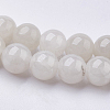 Natural Yellow Jade Beads Strands G-G598-4mm-YXS-03-3