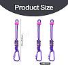 Polyester Cord Ropes Pendant Decorations HJEW-TADJ0022-02B-2