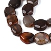 Dyed & Heated Natural Agate Beads Strands G-N359-15A-07-4