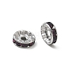 304 Stainless Steel Rhinestone Spacer Beads RB-CBA18B7-01P-14-2