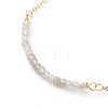 October Birthstone Natural Labradorite Beaded Bracelets BJEW-JB06092-10-2