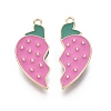 Alloy with Enamel Split Pendants PALLOY-Q466-05G-01-3