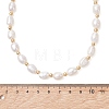 Natural Freshwater Pearl Rice Beaded Necklaces for Women NJEW-JN06018-2