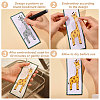Cotton Blank Bookmarks AJEW-WH0643-200B-07-4