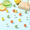 20Pcs 4 Style Resin & Acrylic Pendants PALLOY-YW00155-4
