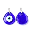 Handmade Evil Eye Lampwork Pendants LAMP-C001-01-2